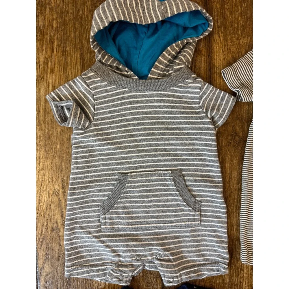 Carters Baby Boy Rompers 3 Months Summer Clothes Lot Outfits Shorts Car Baseball